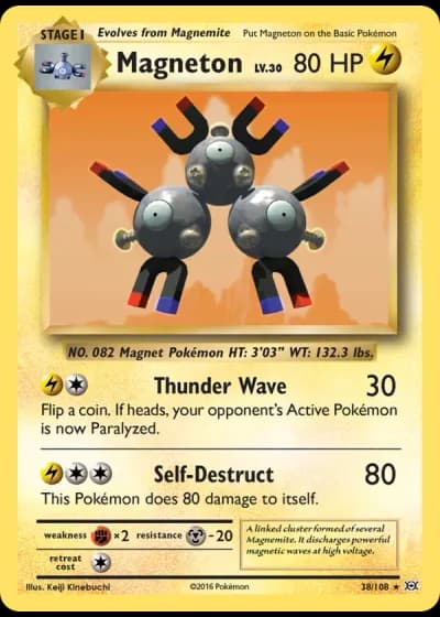 Magneton #38/108 — Evolutions