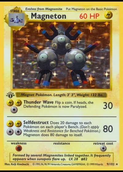 Magneton #9/102 — Base Set
