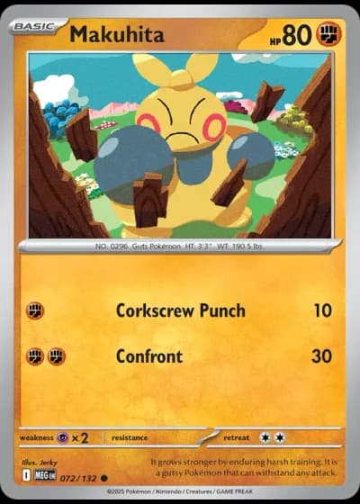 Makuhita #072/132 — Mega Evolution