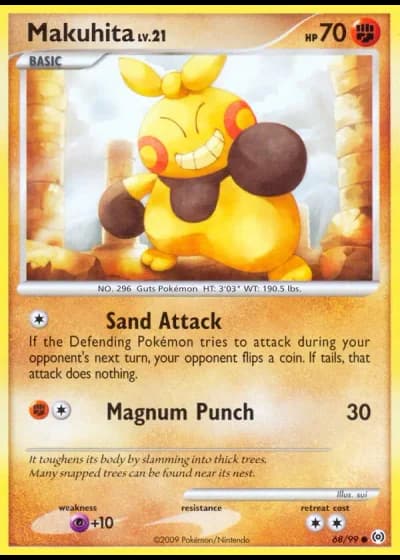 Makuhita #68/99 — Arceus