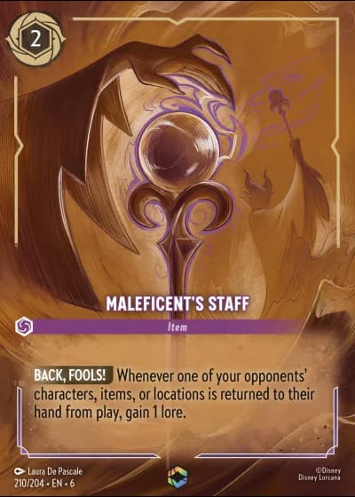 Maleficent's Staff #210/204 — Azurite Sea