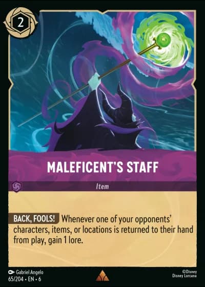 Maleficent's Staff #65/204 — Azurite Sea