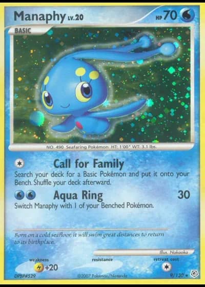 Manaphy #9/130 — Diamond & Pearl