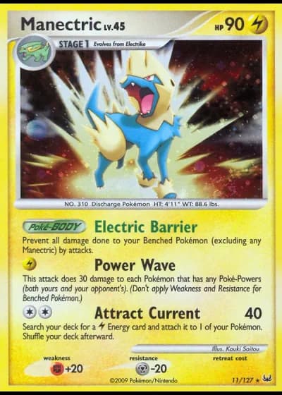 Manectric #11/127 — Platinum