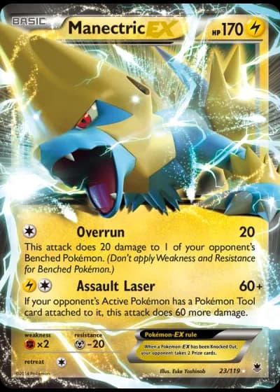 Manectric EX #23/119 — Phantom Forces