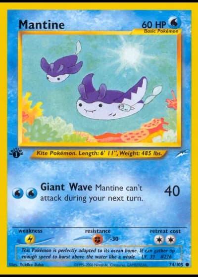 Mantax #74/105 — Neo Destiny