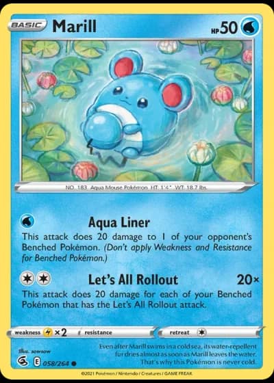 Marill #58/264 — Fusion Strike