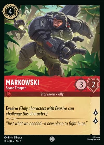 Markowski - Space Trooper #113/204 — Azurite Sea