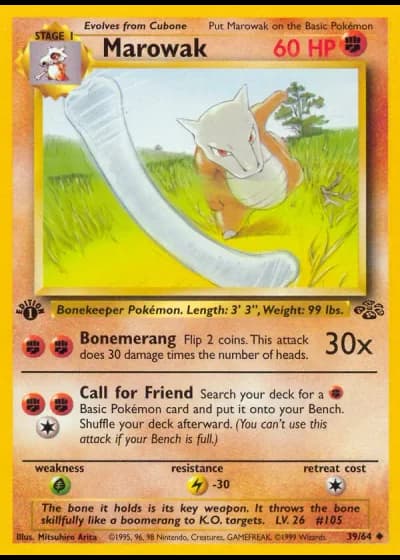 Marowak #39/64 — Jungle