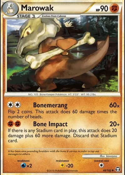 Marowak #44/102 — Triumphant