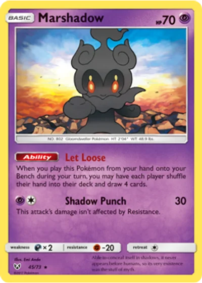 Marshadow #45/73 — Shining Legends