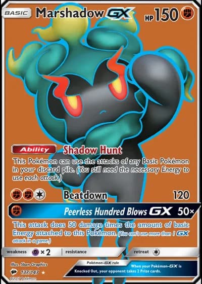 Marshadow GX #137/147 — Burning Shadows