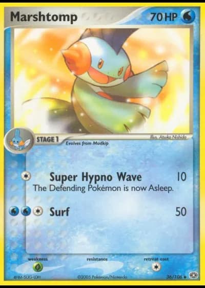 Marshtomp #36/106 — Emerald