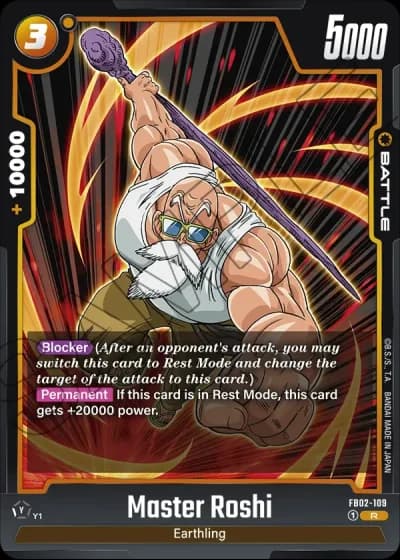 Master Roshi  FB02-109 — Blazing Aura (FB02)