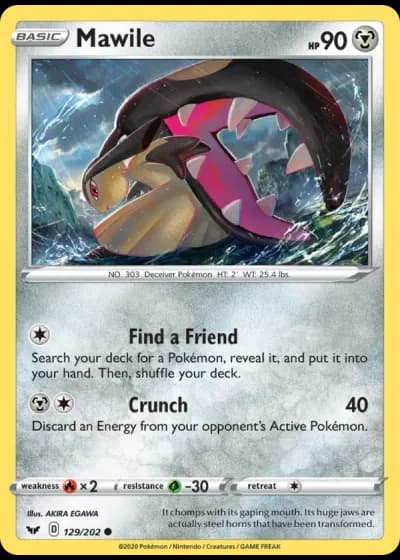 Mawile #129/202 — Sword & Shield