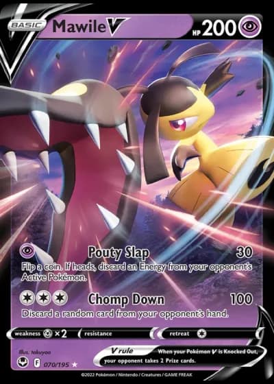 Mawile V #070/195 — Silver Tempest