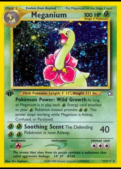 Meganium #11/111 — Neo Genesis