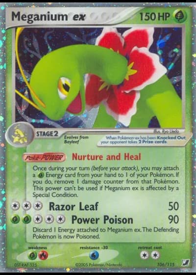 Meganium ex #106/115 — EX Forze Segrete