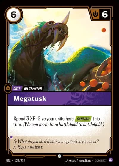 Megatusk #126/308 — Unleashed