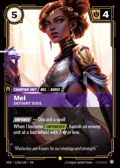 Mel, Defiant Soul #110a/248 — Vendetta