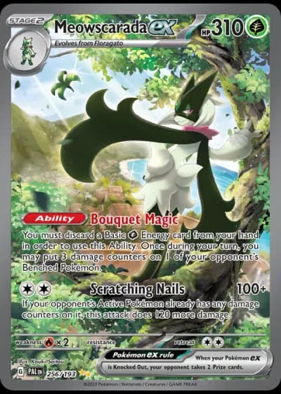 Meowscarada ex #256/193 — Paldea Evolved