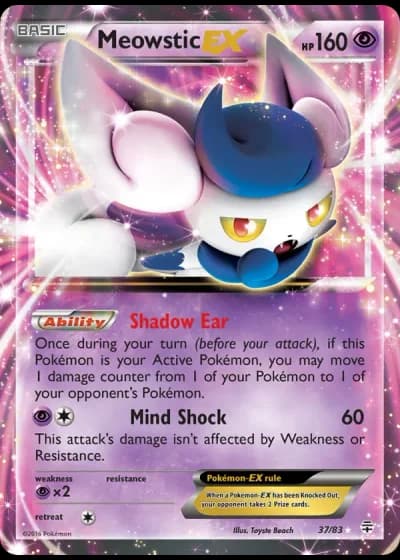 Meowstic EX #37/83 — Generazioni