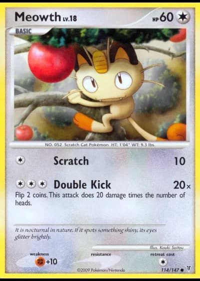 Meowth #114/147 — Supreme Victors