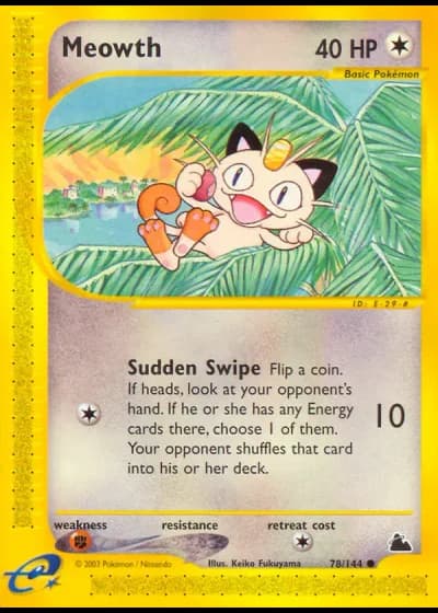 Meowth #78/144 — Skyridge