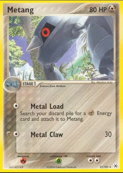 Metang #21/101 — EX Leggende Nascoste