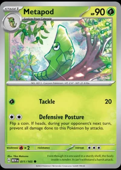 Metapod #011/165 — 151