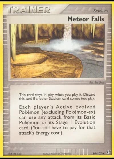 Meteor Falls #89/107 — Deoxys