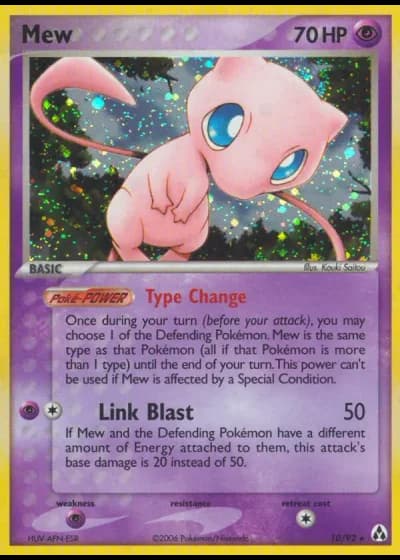 Mew #10/92 — EX La Leggenda di Mew