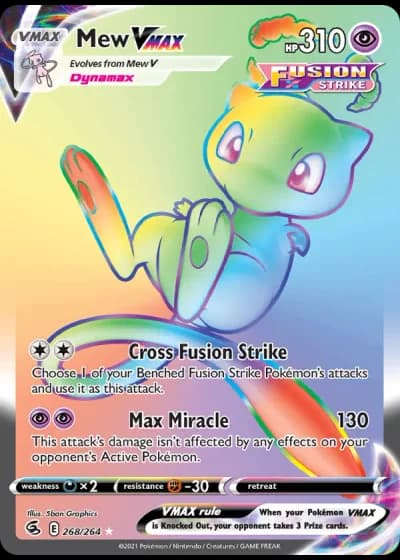 Mew VMAX #268 — Fusion Strike