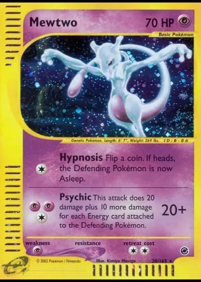 Mewtwo #20/165 — Expedition Set Base