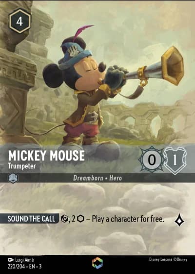 Mickey Mouse - Trumpeter #220/204 — Into the Inklands