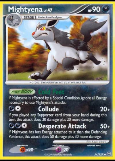 Mightyena #54/127 — Platinum