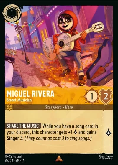 Miguel Rivera - Street Musician #21/257 — Hyperia City