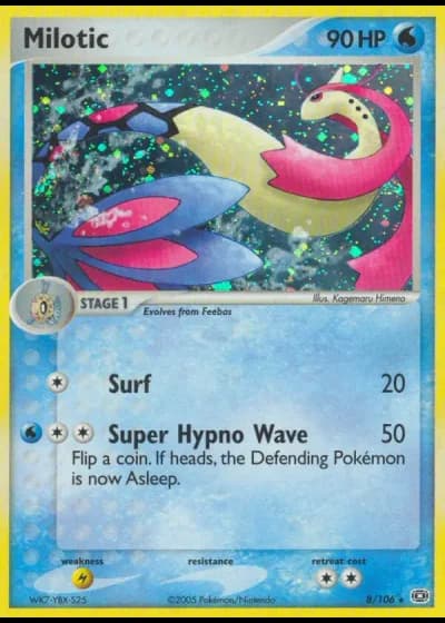 Milotic #8/106 — Emerald
