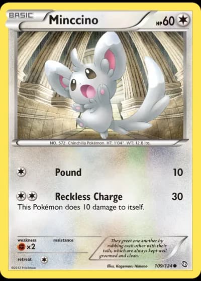 Minccino #109/124 — Dragons Exalted