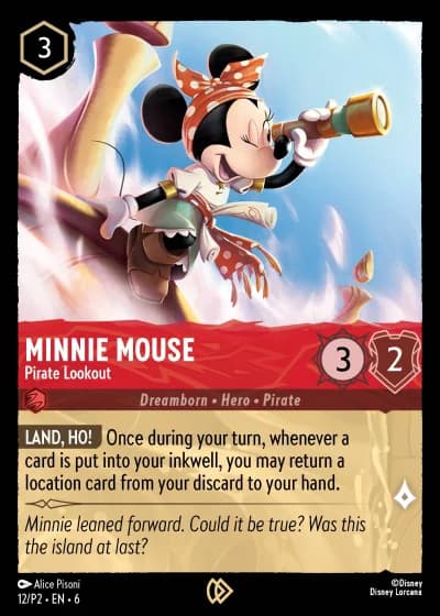 Minnie Mouse - Pirate Lookout #12/204 — Azurite Sea