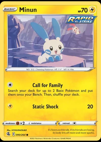 Minun #90/264 — Fusion Strike