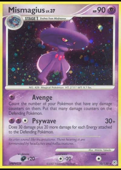 Mismagius #10/130 — Diamond & Pearl