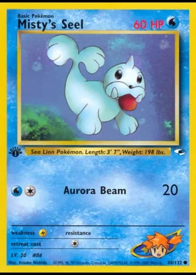 Misty's Seel #88/132 — Gym Heroes