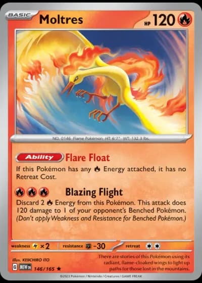 Moltres #146/165 — 151