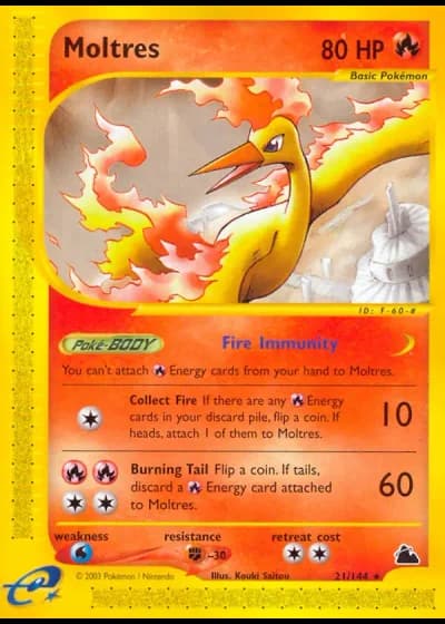 Moltres #21/144 — Skyridge