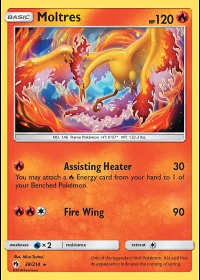 Moltres #38/214 — Lost Thunder