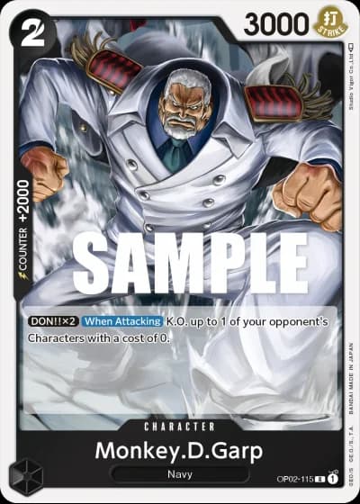 Monkey.D.Garp (OP02-115) — Paramount War (OP02)