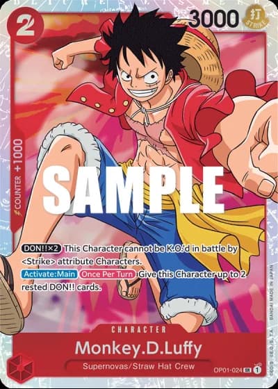 Monkey.D.Luffy (OP01-024) — Romance Dawn (OP01)
