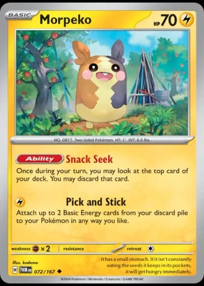 Morpeko #072/167 — Twilight Masquerade
