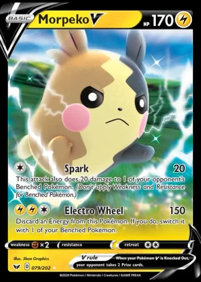 Morpeko V #79/202 — Sword & Shield
